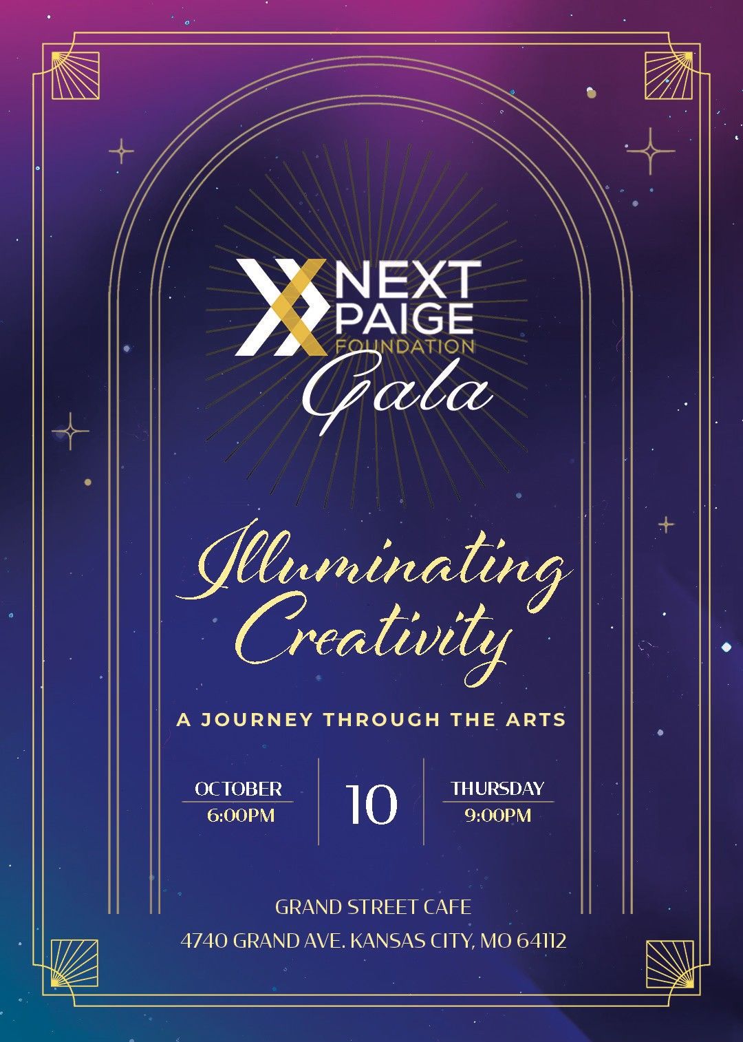 Next Paige Foundation Gala - Illuminating Creativity