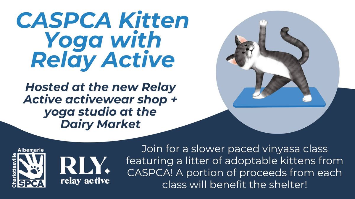 CASPCA Kitten Yoga with Relay Active