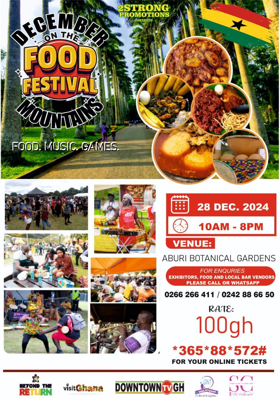 December on the mountain food festival at Aburi Botanical Gardens