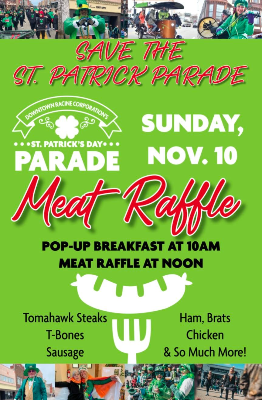 Save the St Patrick's Parade Meat \ud83c\udf56 Raffle 