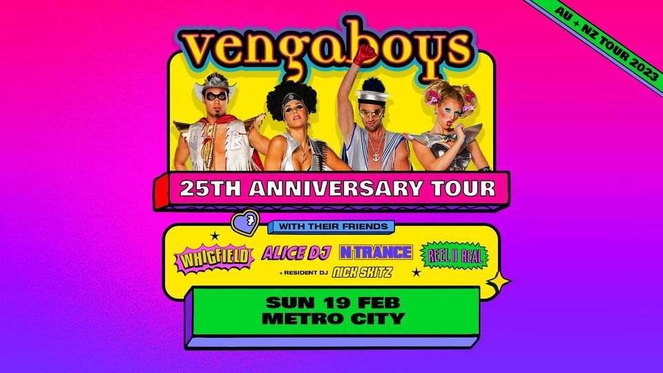 Vengaboys at Metro City, Perth (18+)