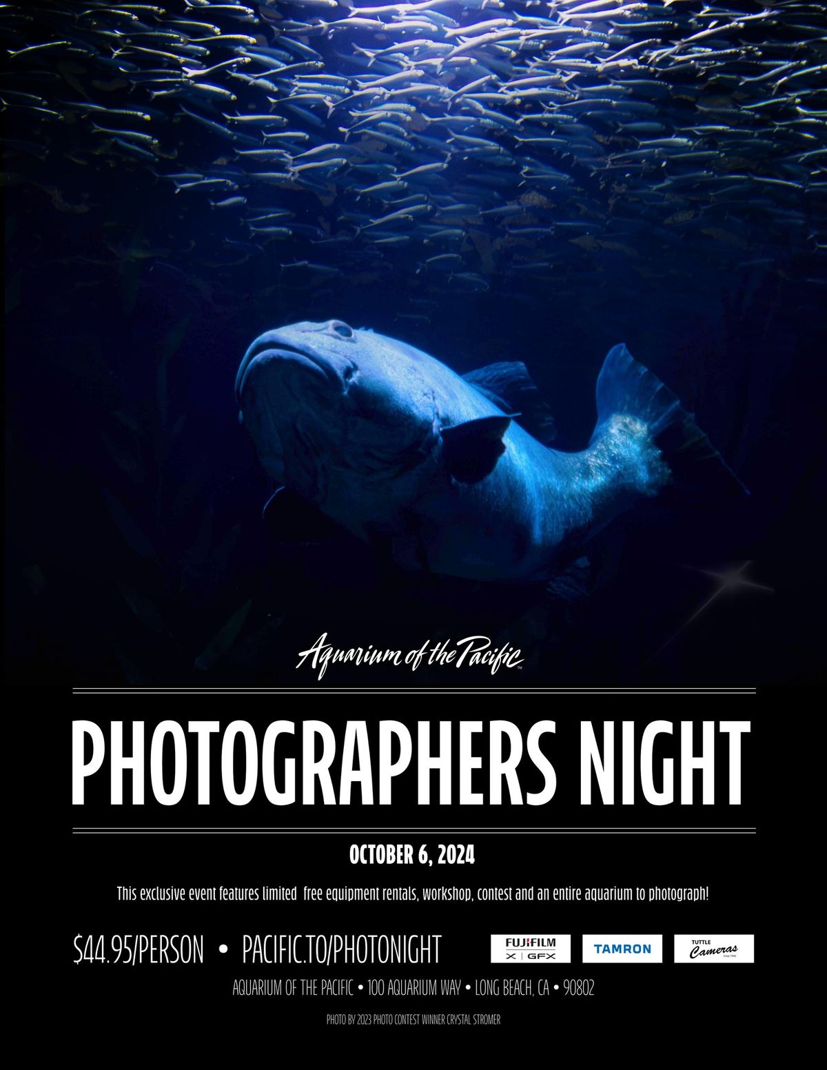 SOLD OUT Photographers Night at the Aquarium