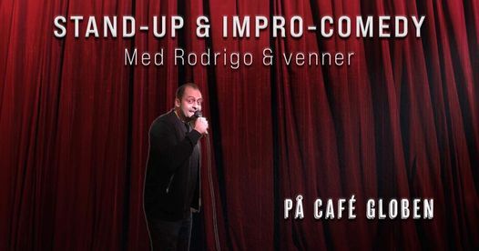 Rodrigo & venner m\/Stand-Up og Impro-Comedy