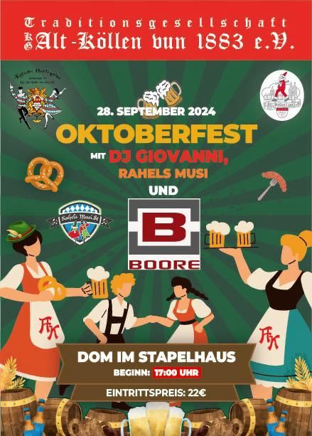 BOORE live! | Oktoberfest K\u00f6ln