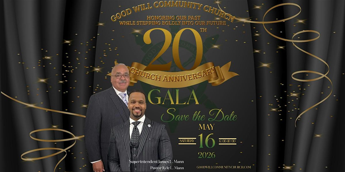 20th Church Anniversary Gala