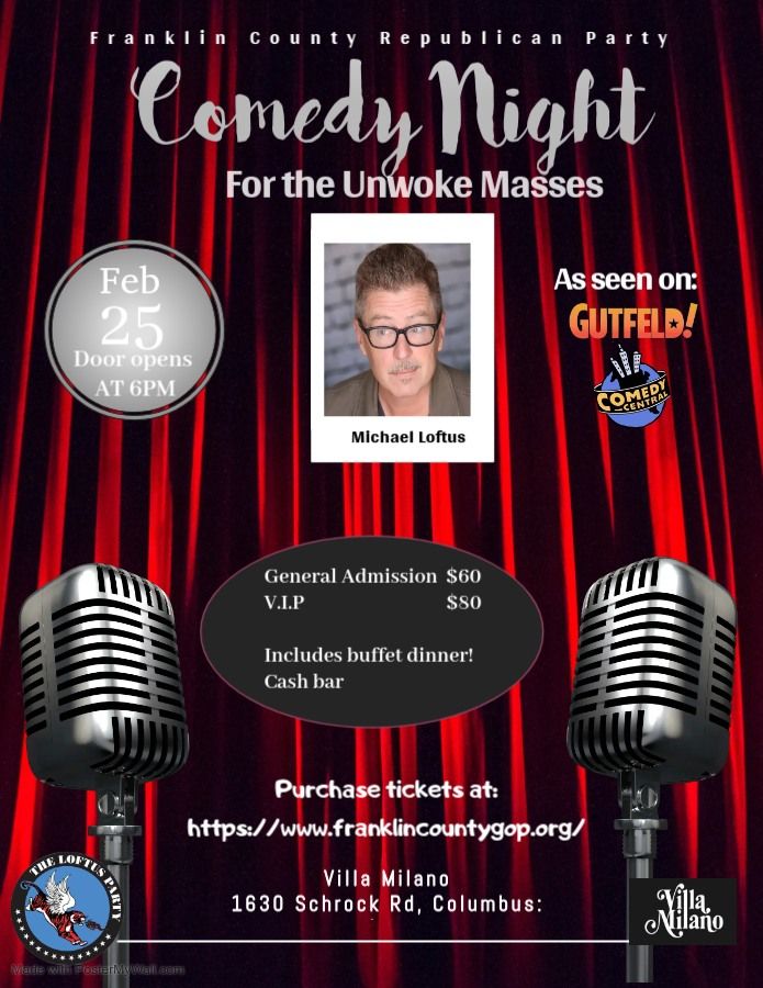 2nd Annual Comedy Night, Franklin County Republican Party