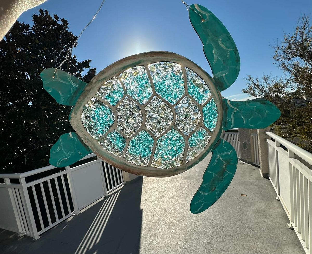  "Shimmering Tides" Resin Sea Turtle Workshop