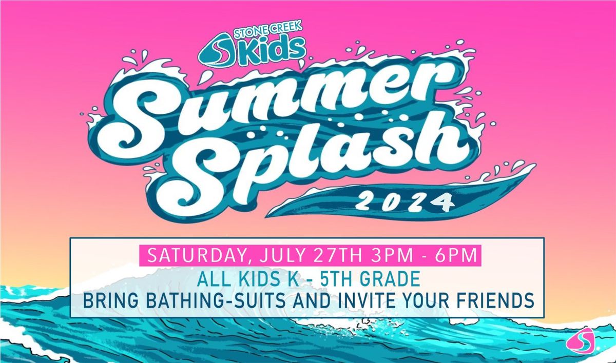 SC Kids Summer Splash 24
