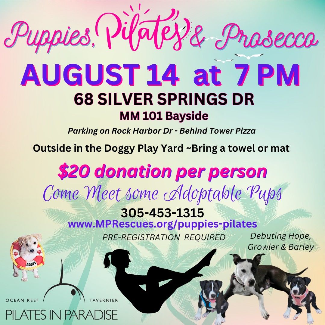 Pups, Pilates & Prosecco!