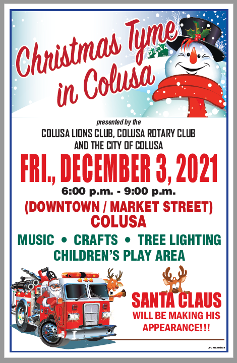 Colusa Christmas 2022 Christmas Tyme In Colusa, Market St, Colusa, Ca 95932, United States, 3  December 2021