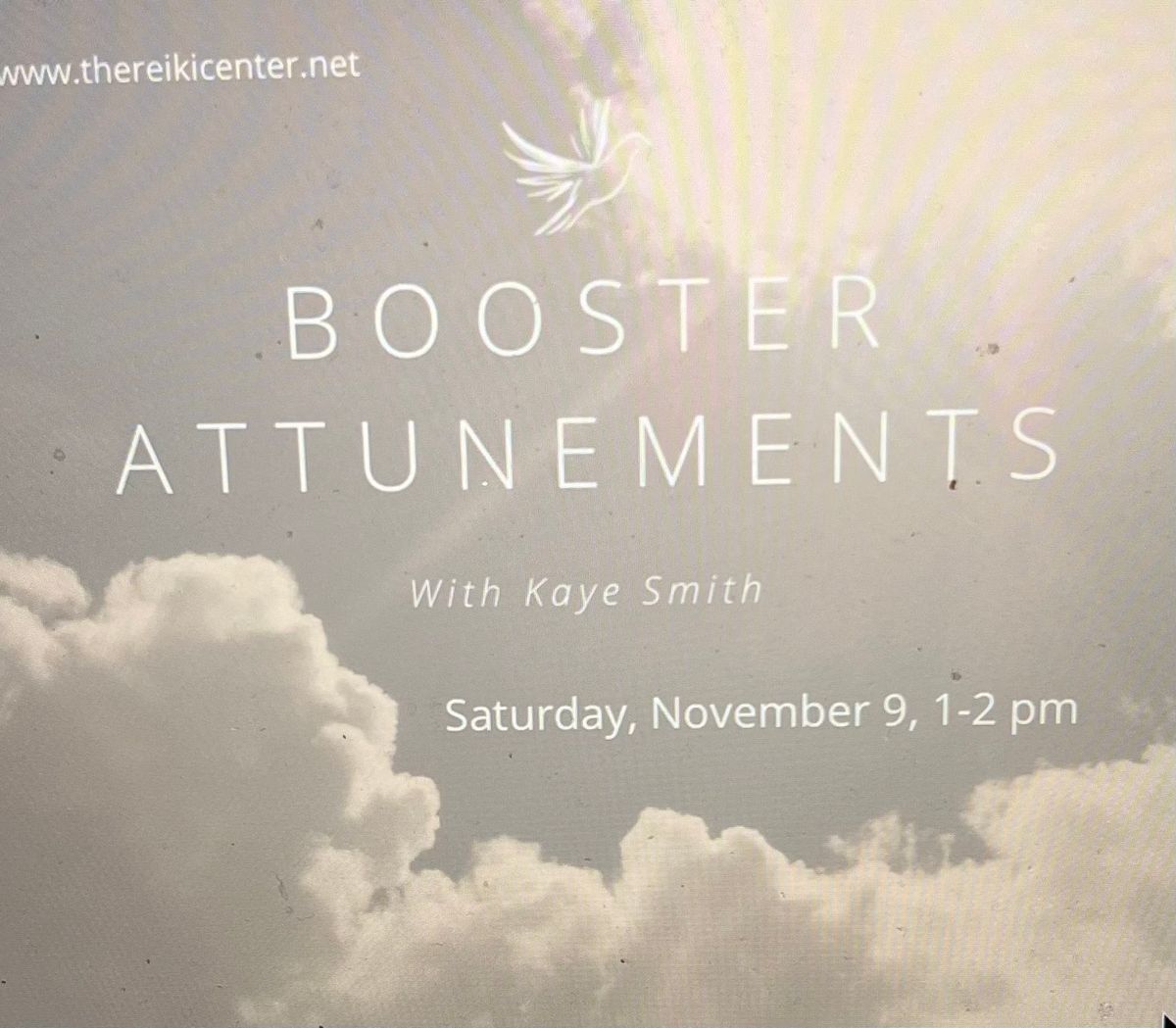 Booster Attunements - With Kaye Smith