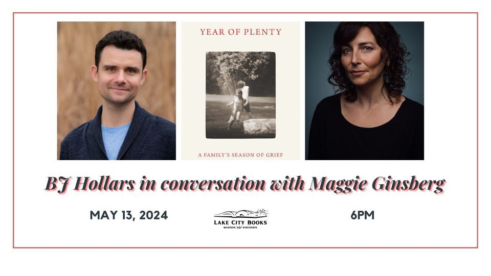 BJ Hollars (Year of Plenty) in conversation with Maggie Ginsberg