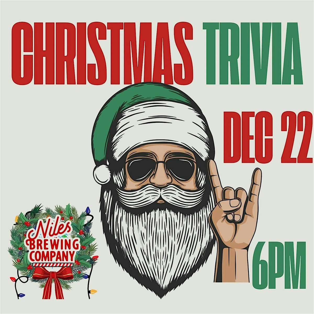 Christmas Trivia  benefiting Spero House at Niles Brewing!