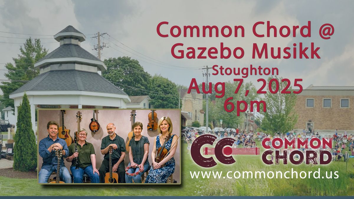 Common Chord returns to Gazebo Musikk!