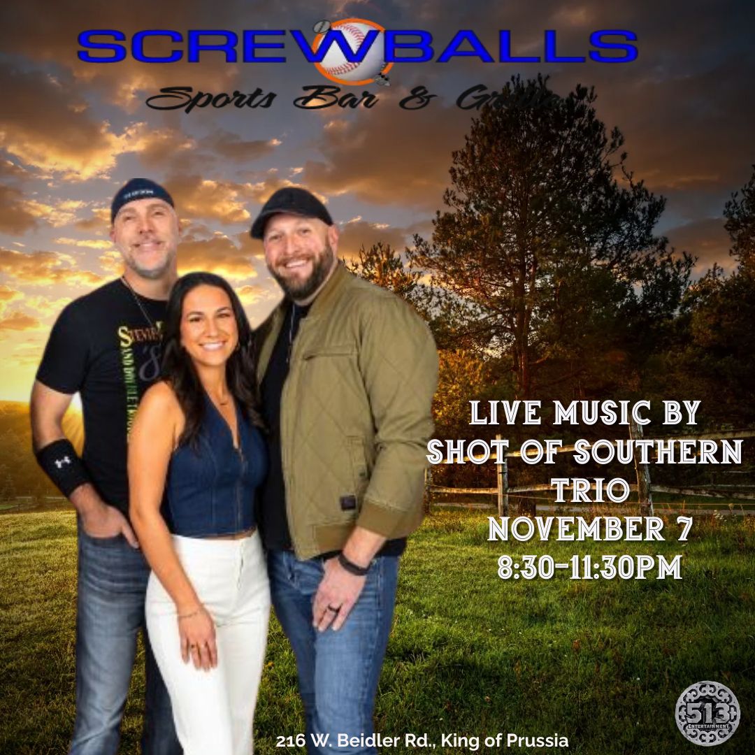 Shot of Southern Trio returns to Screwballs!  Giddy up!