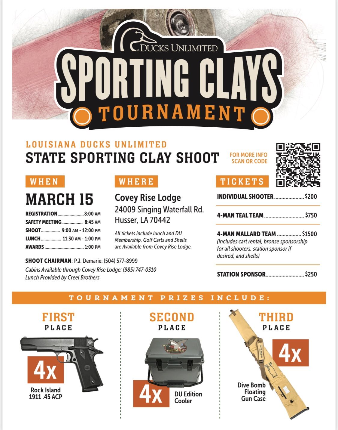 LA Ducks Unlimited State Sporting Clay Shoot