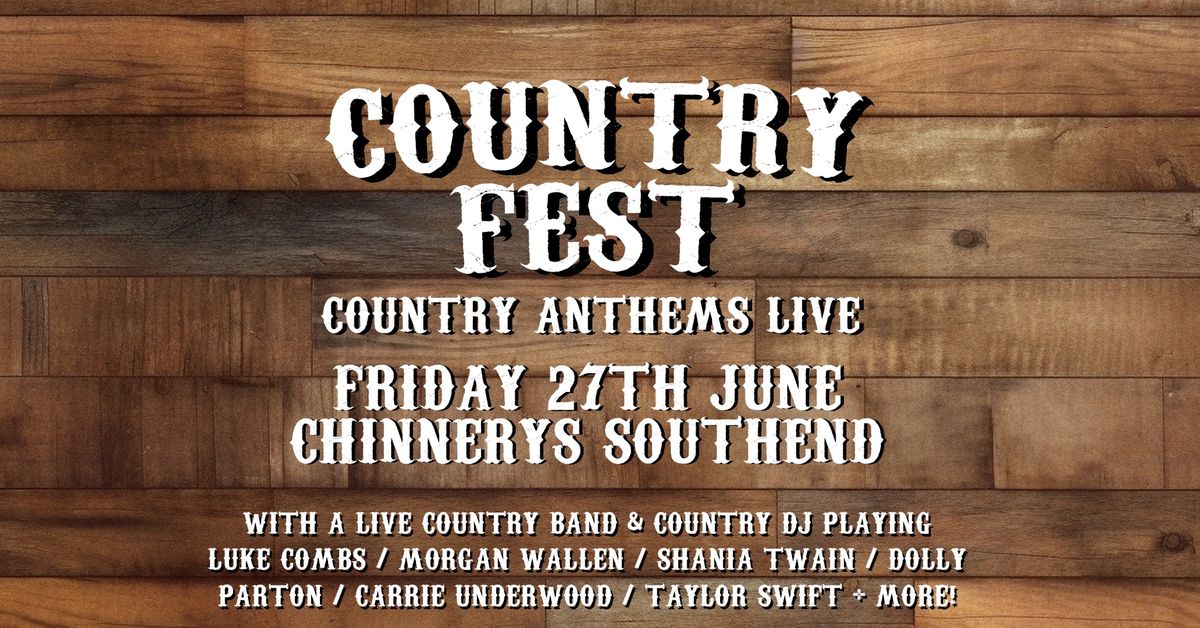 Country Fest - Country Anthems Live (Southend)