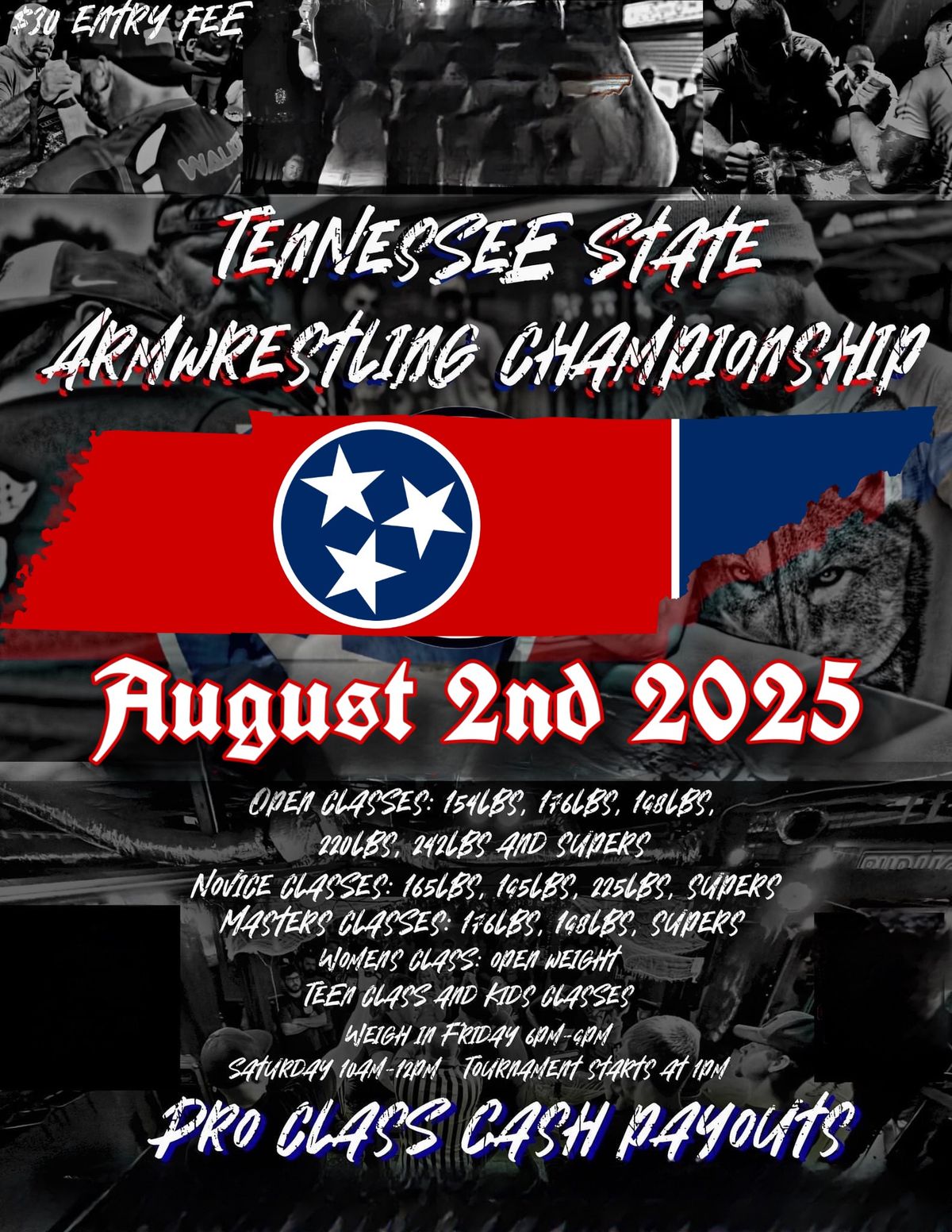 2025 Tennessee State Armwrestling Championship 