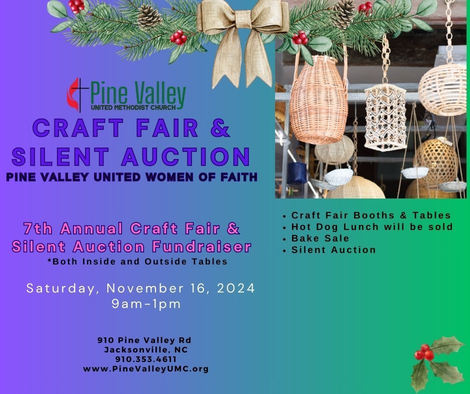 7th Annual PVUMC Craft Fair & Silent Auction Fundraiser