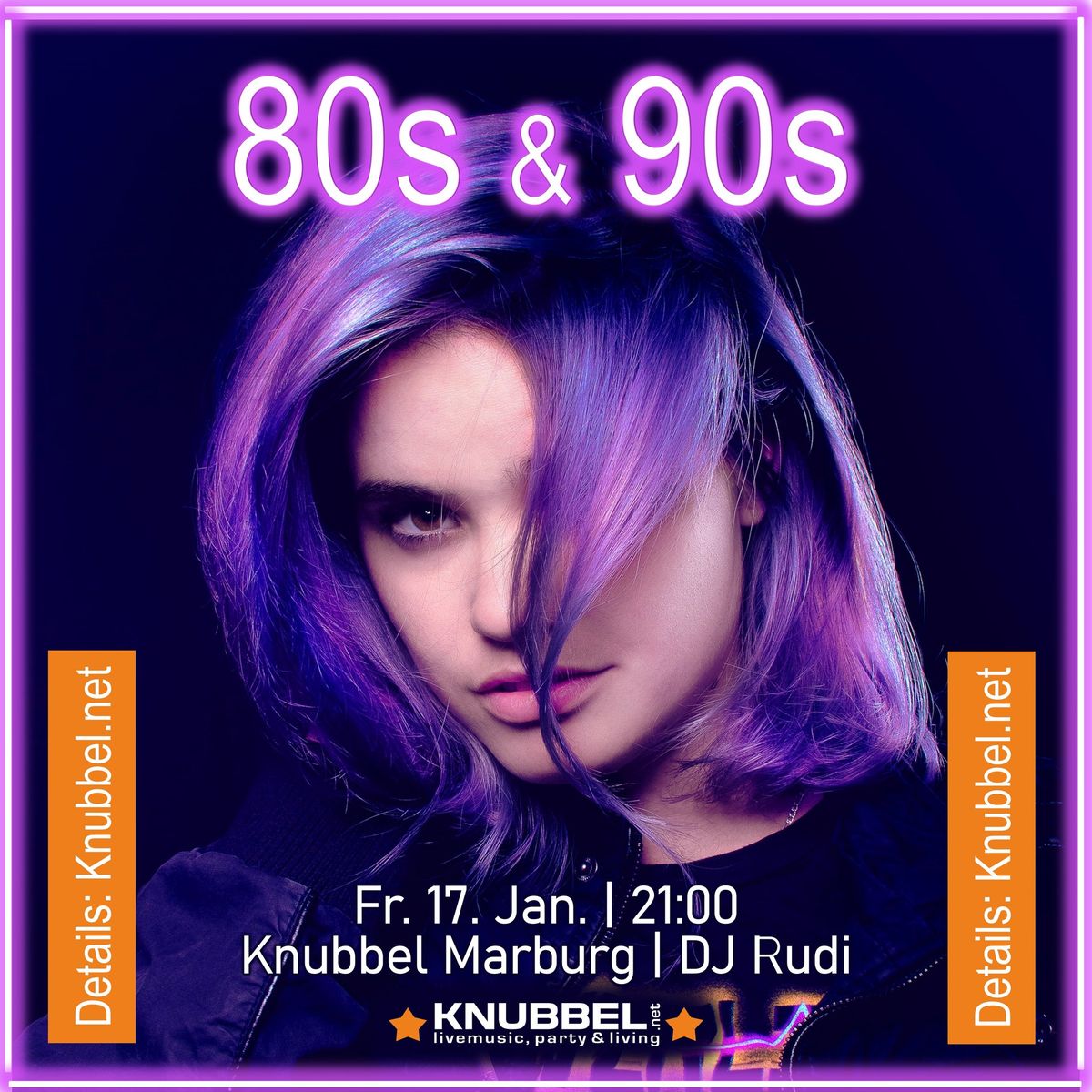 80s & 90s TANZNACHT mit DJ Rudi 