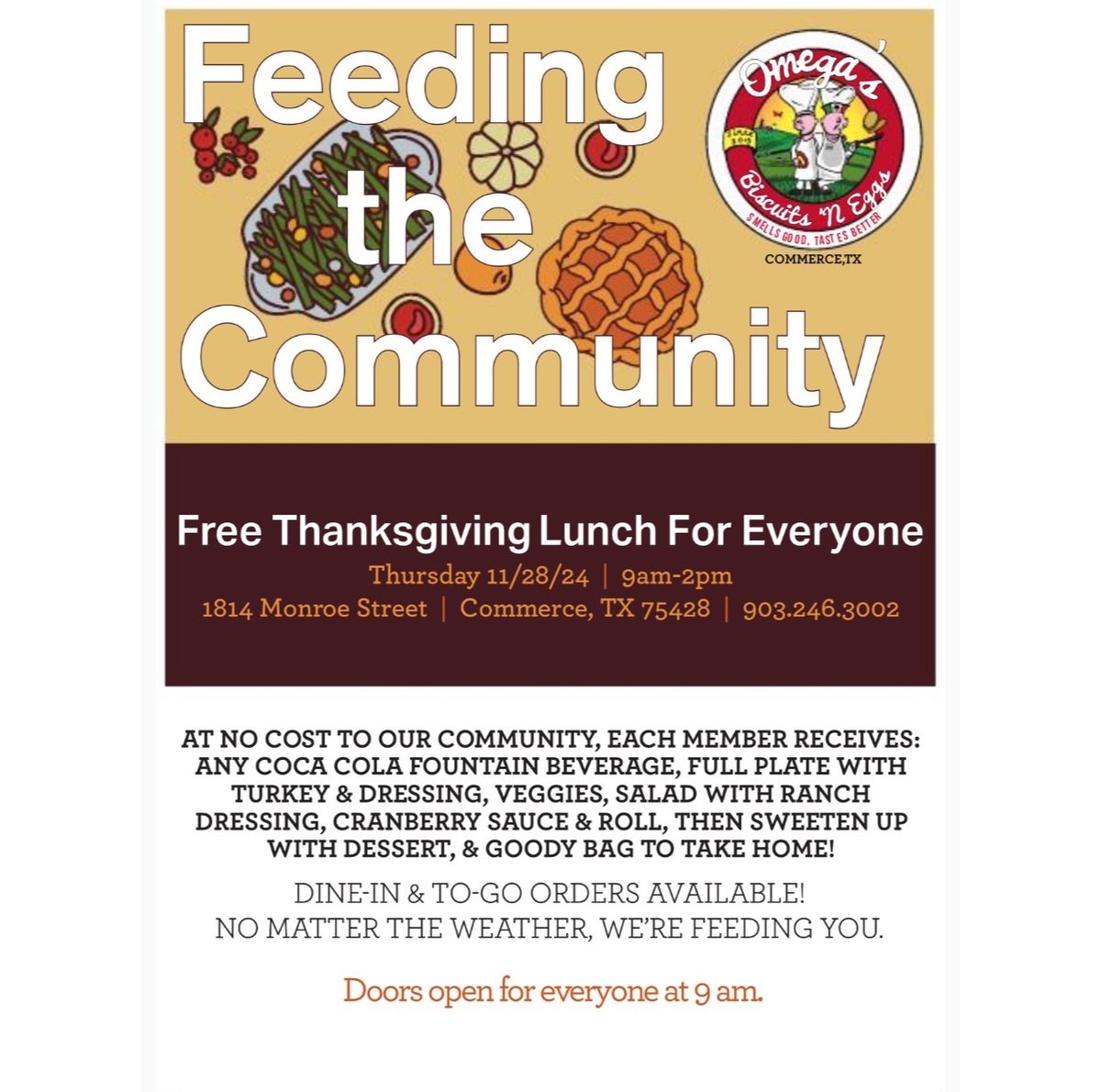 \u201cFEEDING THE COMMUNITY\u201d 