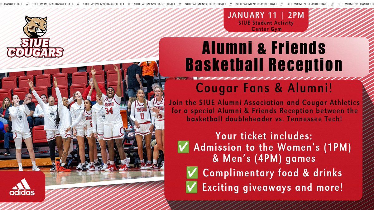 Tennessee Tech at SIU Edwardsville Cougars Basketball - Doubleheader