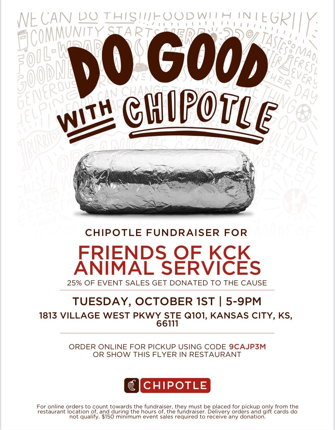 Do Good With Chipotle! 