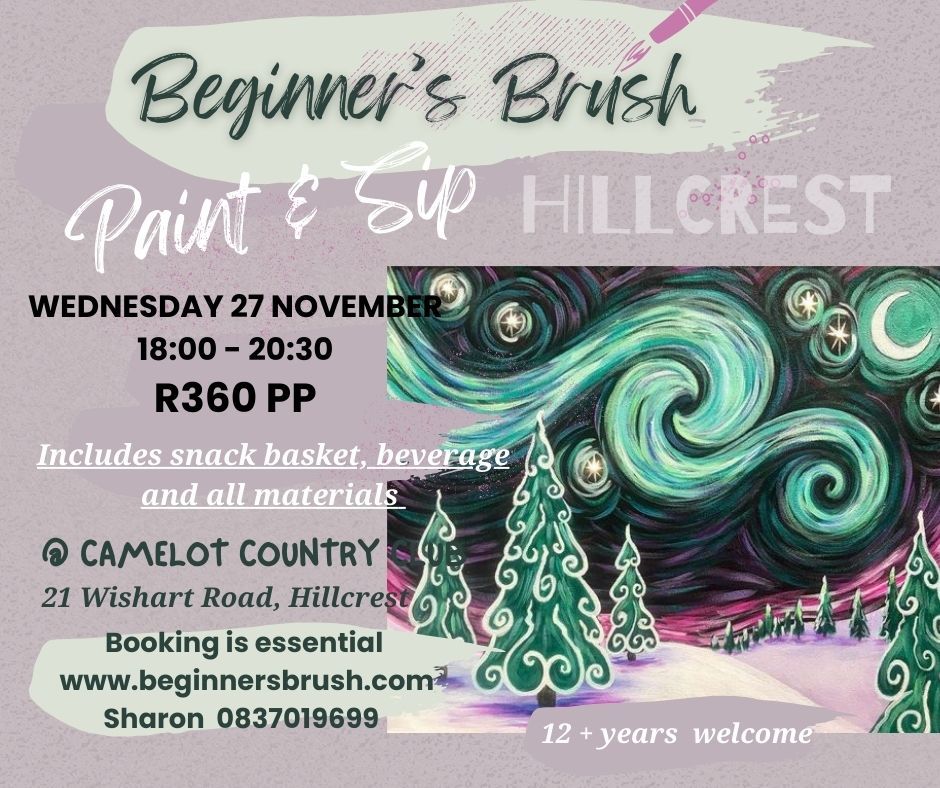 Paint & Sip Class at Camelot Golf Club