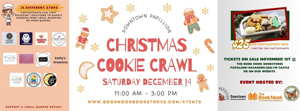 Christmas Cookie Downtown Papillion Cookie Crawl