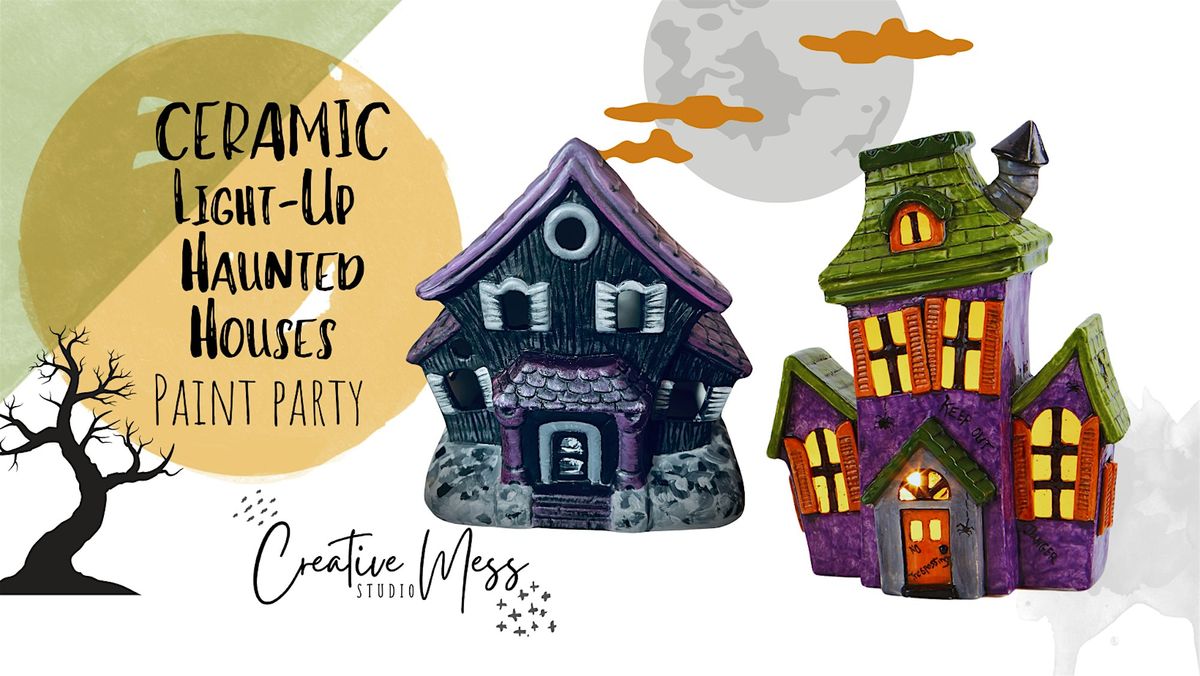 Ceramic Haunted House Paint Party