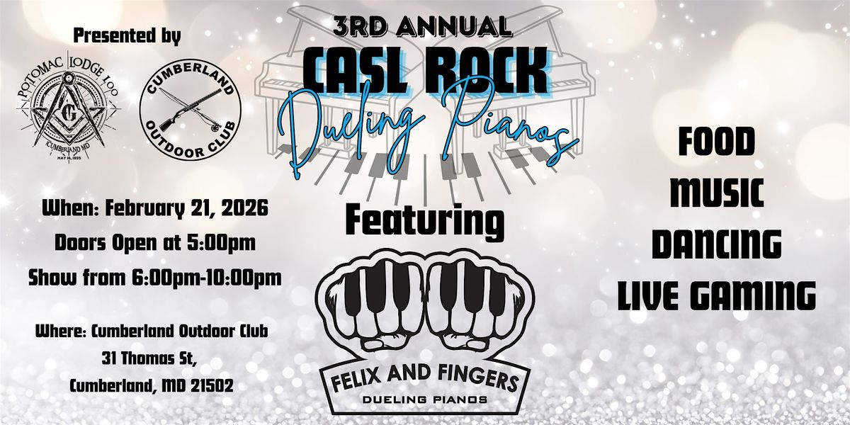 3rd Annual CASL Rock Dueling Pianos