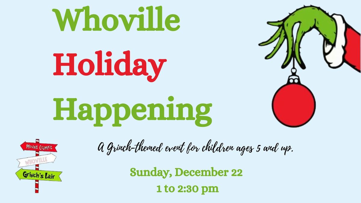 Whoville Holiday Happening