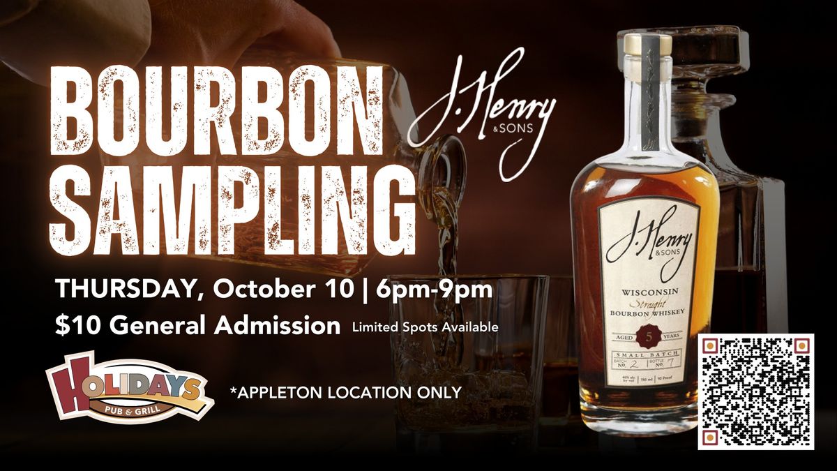 J. Henry & Sons Bourbon Tasting at Holidays Pub & Grill in Appleton