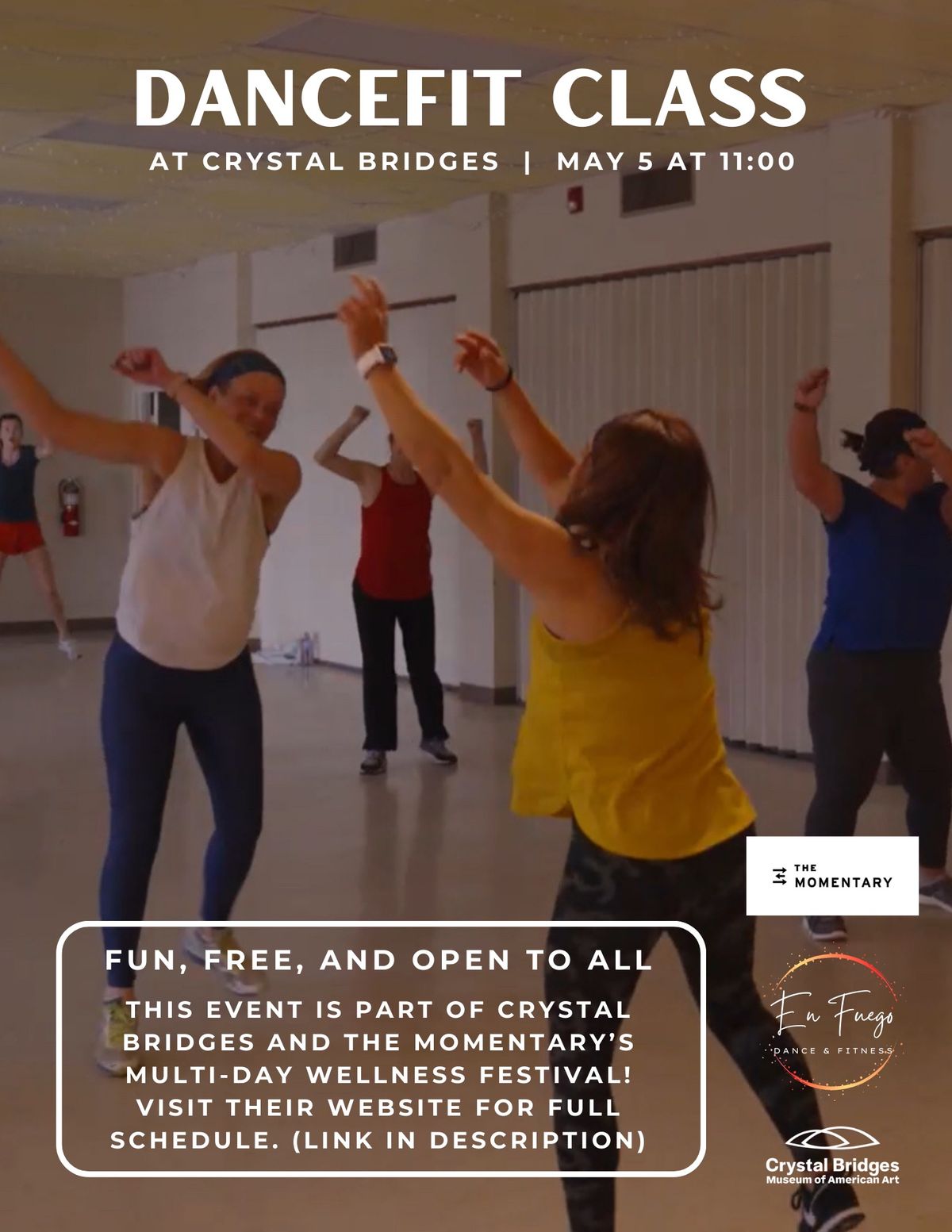 Dance Fit at Crystal Bridges!