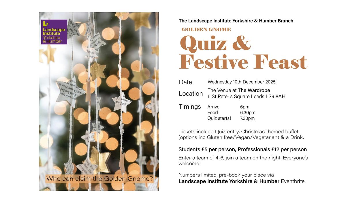 Golden Gnome Quiz and Festive Feast