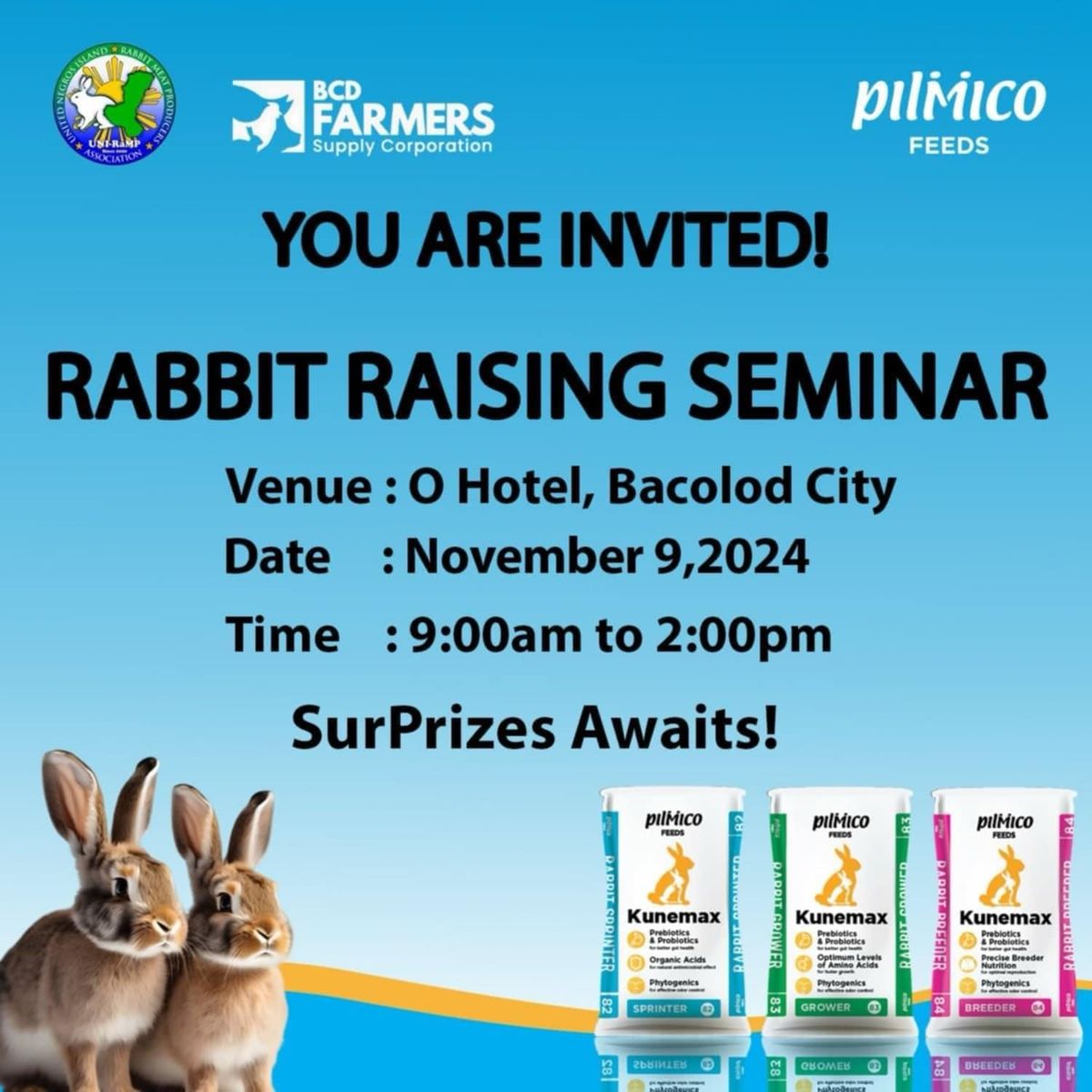 FREE SEMINAR FOR RABBIT RAISING\ufffd