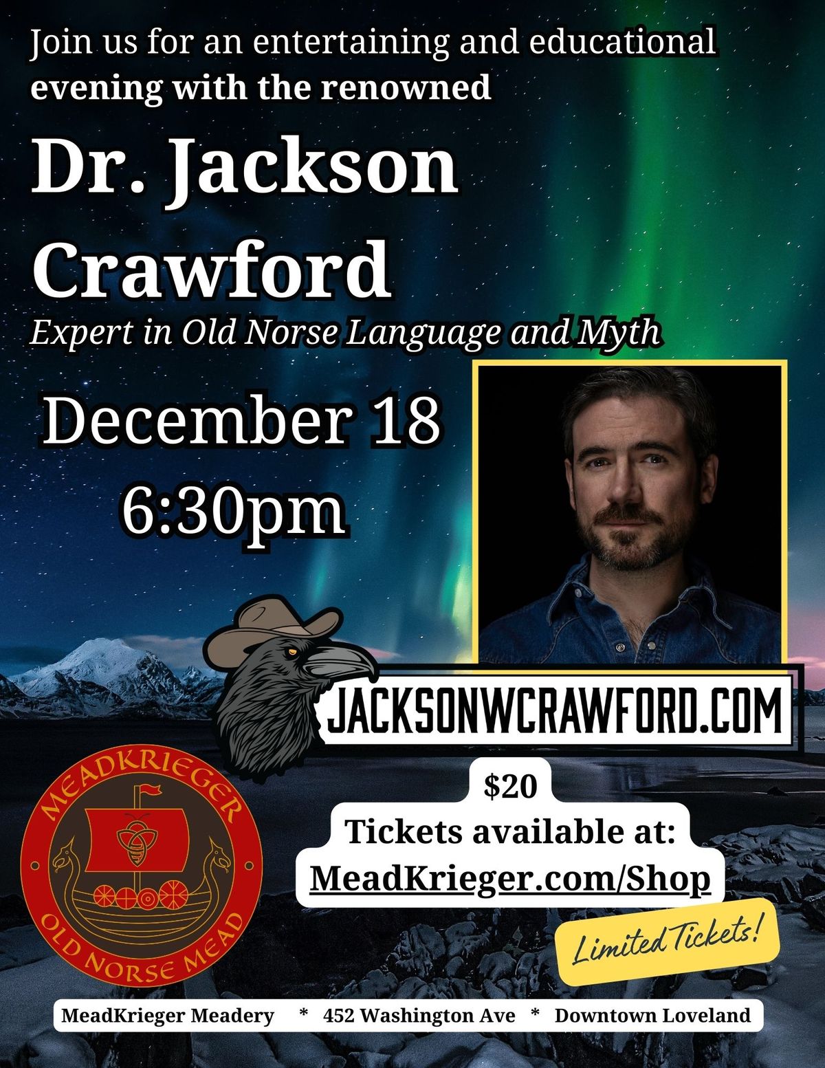 Dr. Jackson Crawford Speaking Event