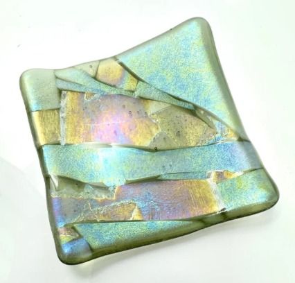 NEW Glass Iridescent Ice Plate Workshop :: November 9 Saturday 1-3 Pm