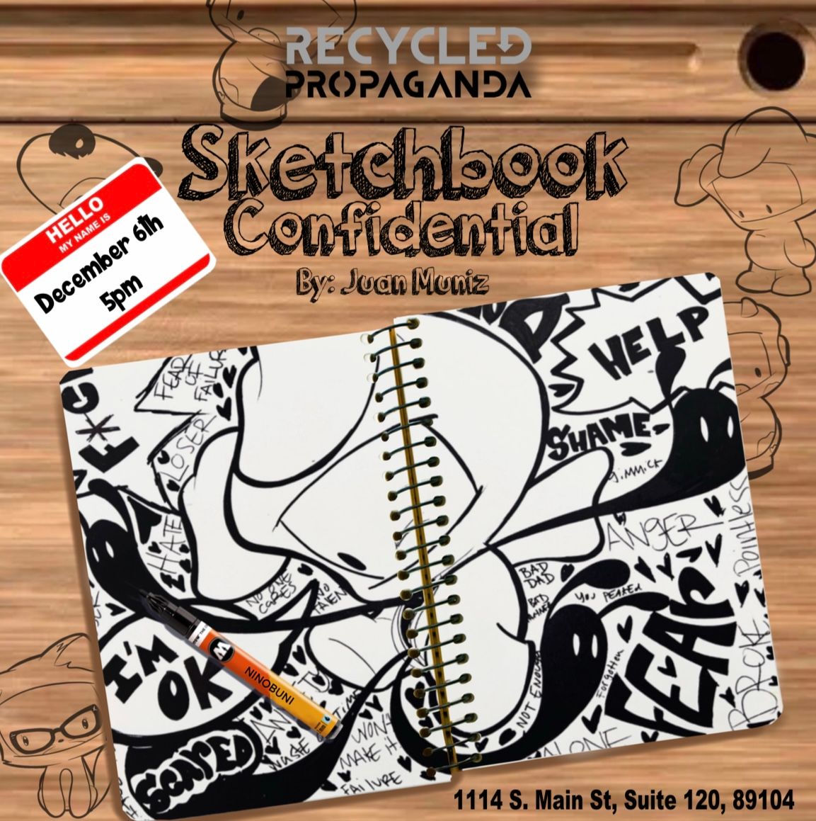 Sketchbook Confidential by Juan Muniz