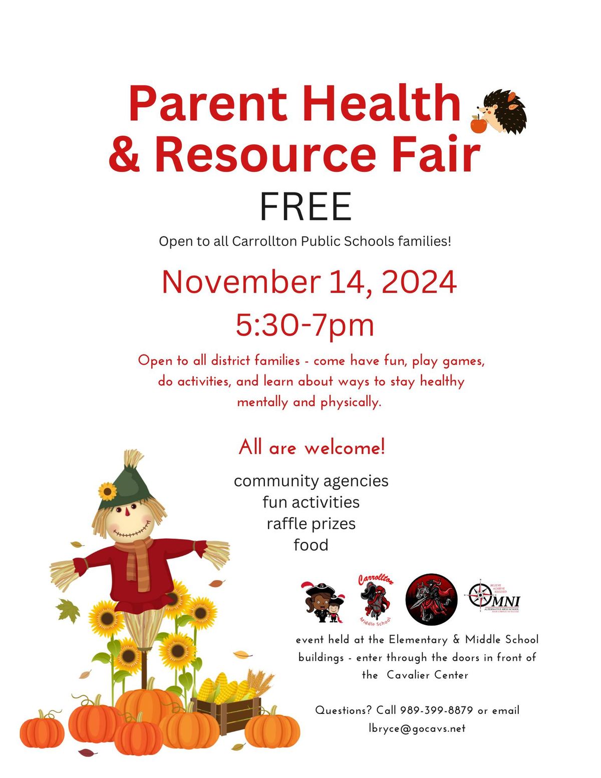 Parent Health & Resource Fair 