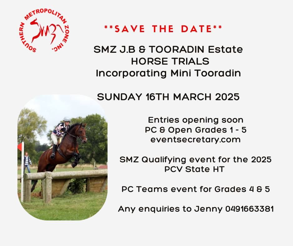 SMZ J.B & TOORADIN ESTATE HORSE TRIALS & CT