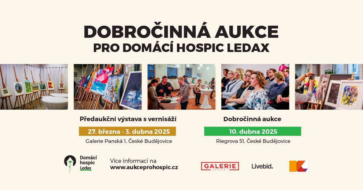 Dobro\u010dinn\u00e1 aukce pro Dom\u00e1c\u00ed hospic Ledax