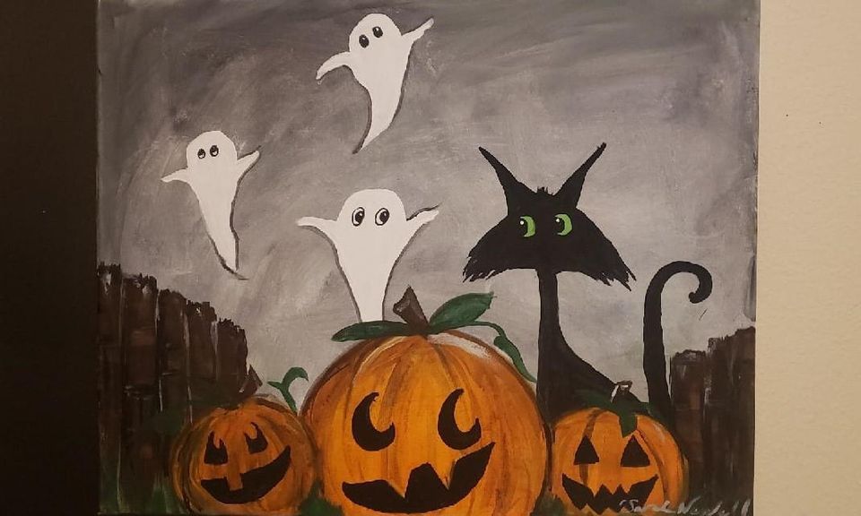 Scaredy Cat PaintNSip!, The Hub of Kennewick, 19 October 2022