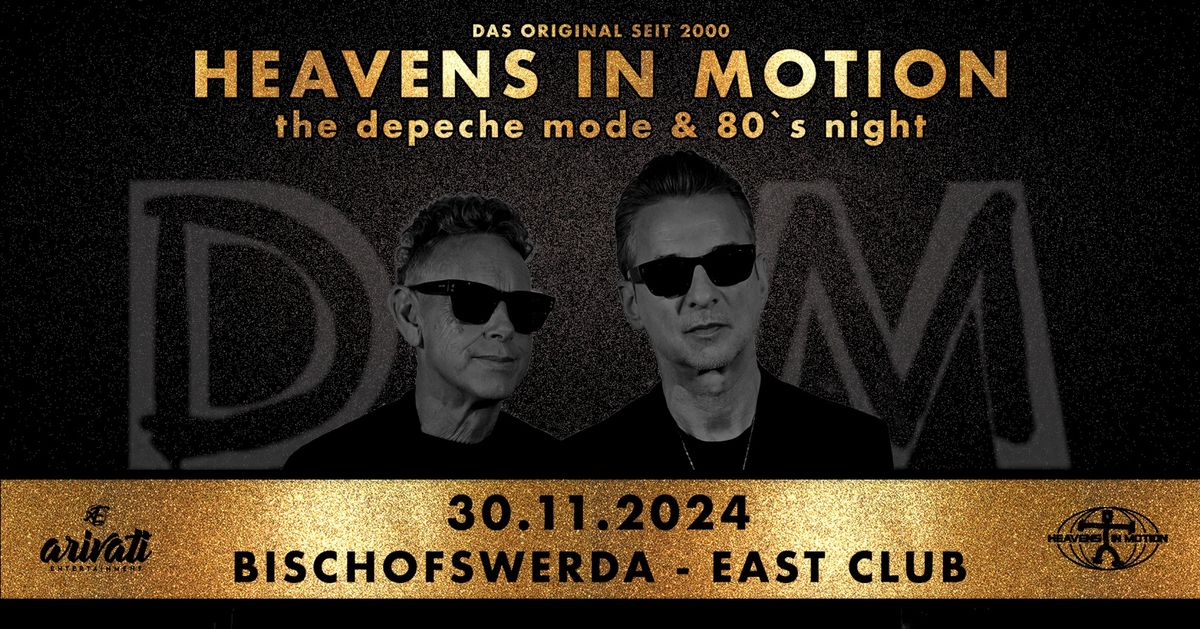 Heavens In Motion - The Depeche Mode & 80`s Night - 30.11.2024 - Bischofswerda