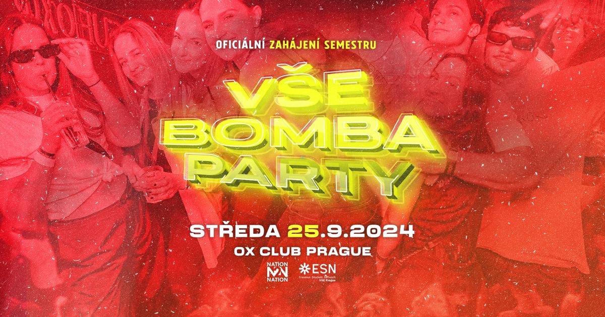 V\u0160E Bomba Party 2024 \u2013 nejv\u011bt\u0161\u00ed zah\u00e1jen\u00ed semestru