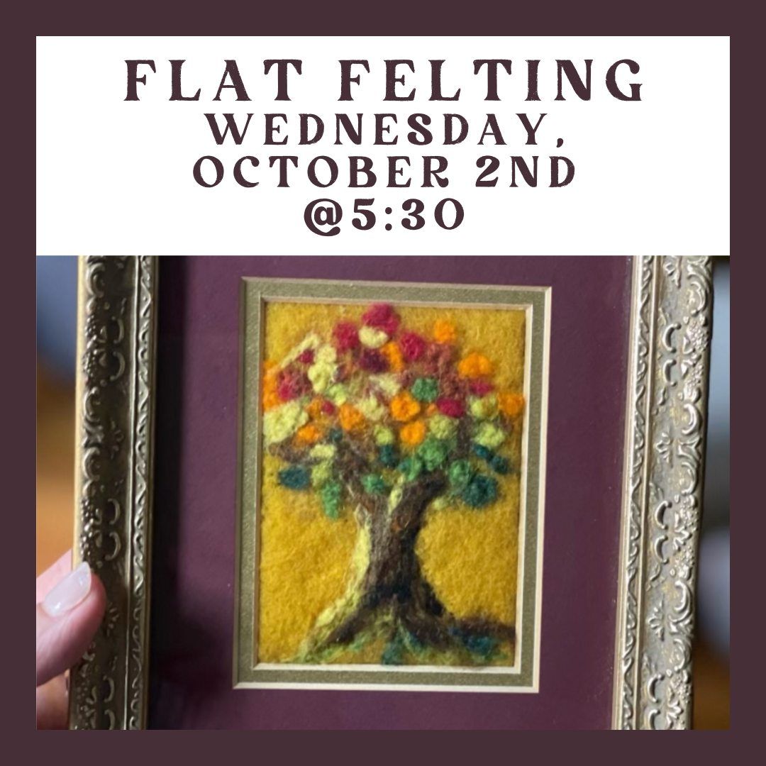 Flat Felting Class: Fall Scenes