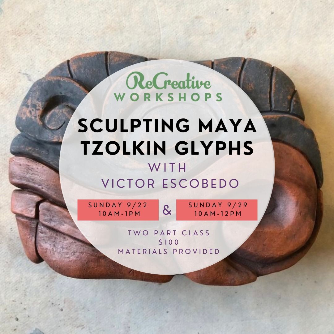 Sculpting Maya Tzolkin Glyphs with Victor Escobedo 