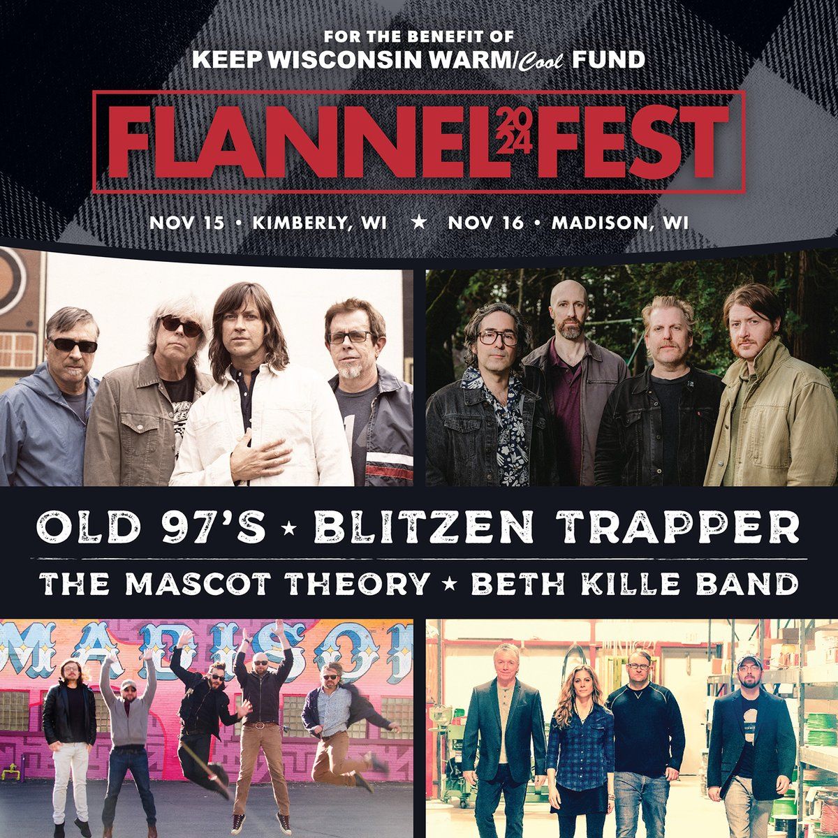 Flannel Fest: Blitzen Trapper  Old 97's  & The Mascot Theory