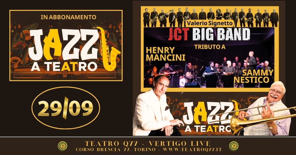 JCT BIG BAND - Tributo a Henry Mancini e a Sammy Nestico