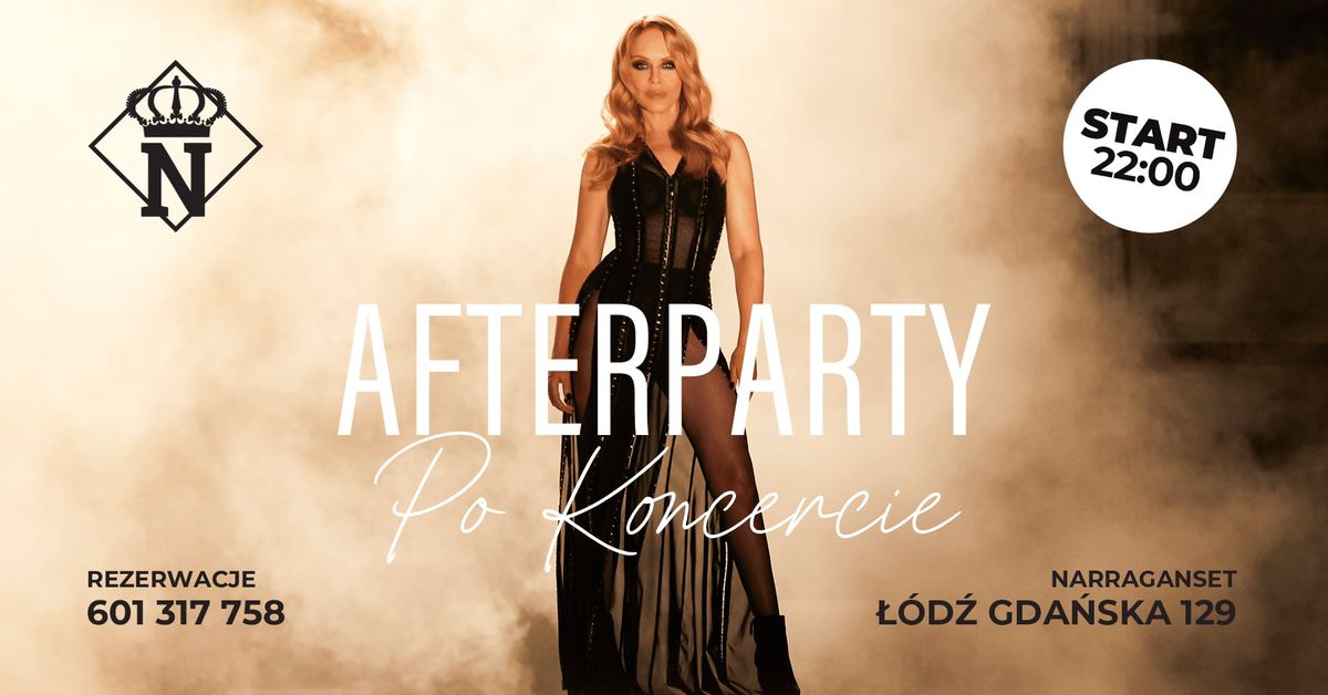 Afterparty po koncercie Kylie Minogue \u2013 Tension Tour 2025 